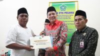 Kemenag Sumut Salurkan Bantuan Rp 80 Juta untuk Masjid Terdampak Banjir dan Longsor di Tapanuli