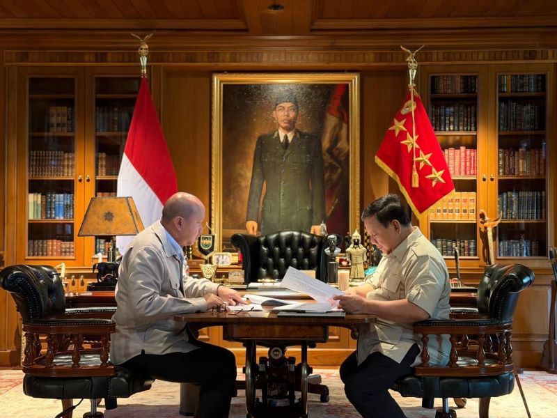 Prabowo Bahas Hilirisasi 13 Titik dan Investasi Baru di Hambalang, Fokus Perluas Ekonomi Nilai Tambah