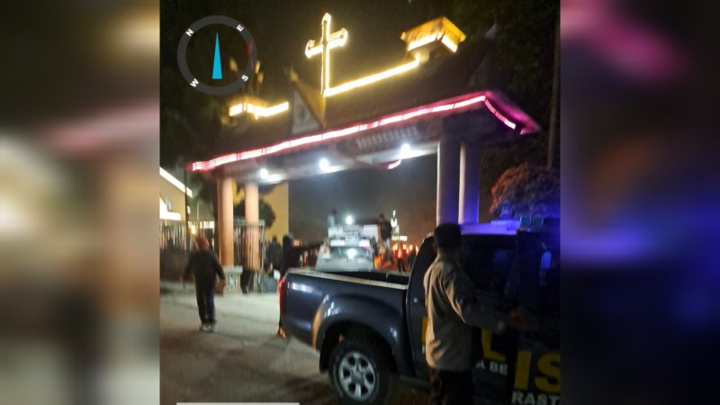 Ratusan Jemaat GBKP Kota Berastagi Pawai Paskah,Acara Berlangsung Khidmad
