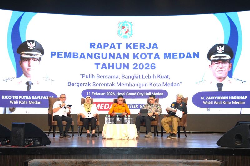 Sekretaris DPRD Kota Medan Hadiri Rapat Kerja Pembangunan 2026, Fokus Infrastruktur dan Pelayanan Publik