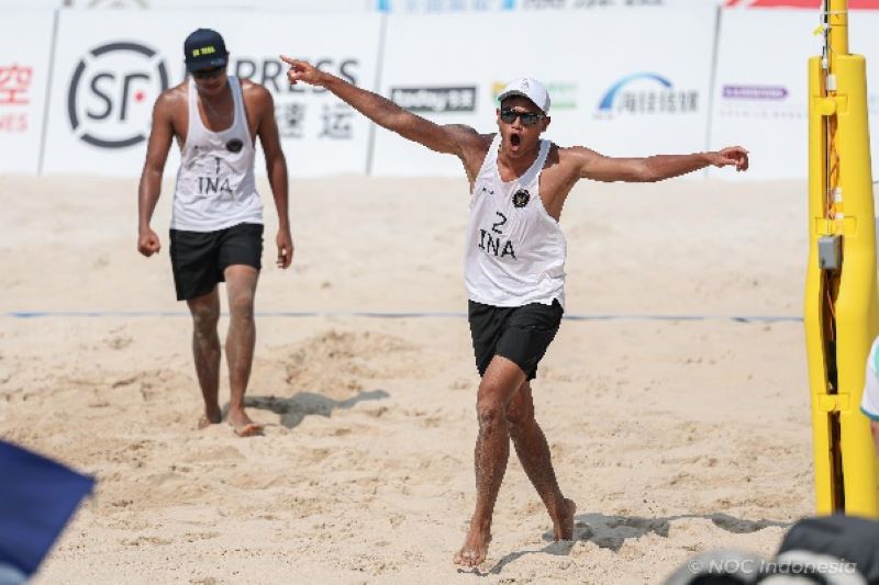 Bintang/Sofyan Lolos ke Perempat Final Asian Beach Games 2026, Tumbangkan Jepang 2-0