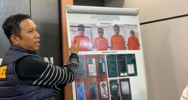 ongkar Prostitusi Online Anak di Medan, Polrestabes Tangkap 4 Pelaku Jaringan MiChat