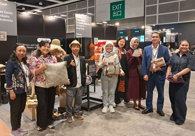 Kemenperin Dorong Ekspor IKM Fesyen dan Kriya, Produk Indonesia Bersinar di Home InStyle 2026 Hong Kong