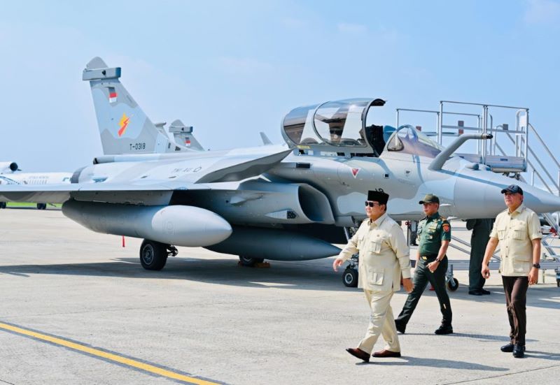 Presiden Prabowo Resmikan Kedatangan Jet Tempur Rafale dan Alutsista Modern, TNI Makin Kuat Jaga Kedaulatan RI
