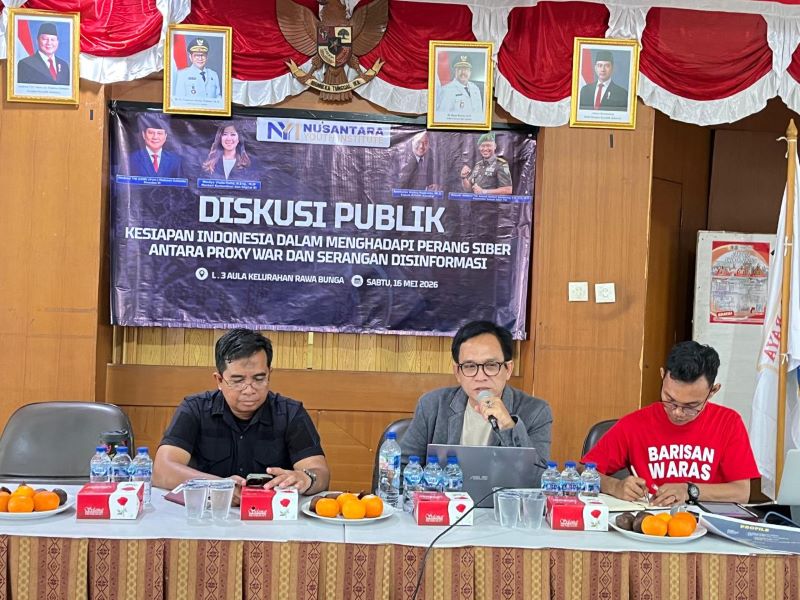 Nusantara Youth Institute Gelar Diskusi Publik tentang Kesiapan Indonesia Hadapi Perang Siber