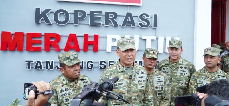 Pangdam I/BB Ikuti Launching 1.061 Koperasi Merah Putih oleh Presiden Prabowo, Sumut Target 6.110 Unit