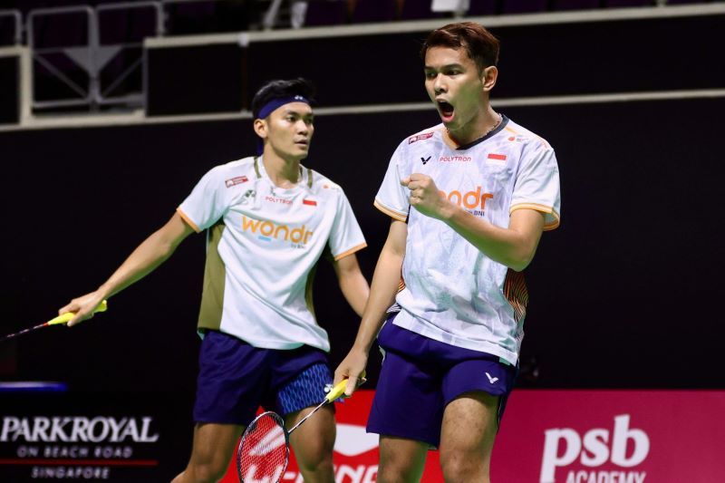 Fajar/Fikri Lolos ke Semifinal Singapore Open 2026 Usai Tumbangkan Ganda Malaysia