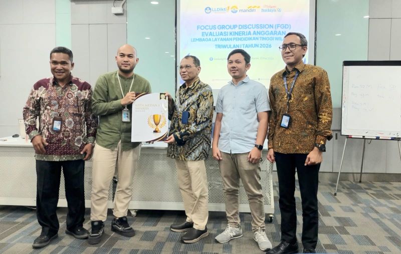 Raih Penghargaan Satker Terbaik, LLDikti Wilayah I Dorong PTS Implementasikan Penggunaan Anggaran Non-Tunai
