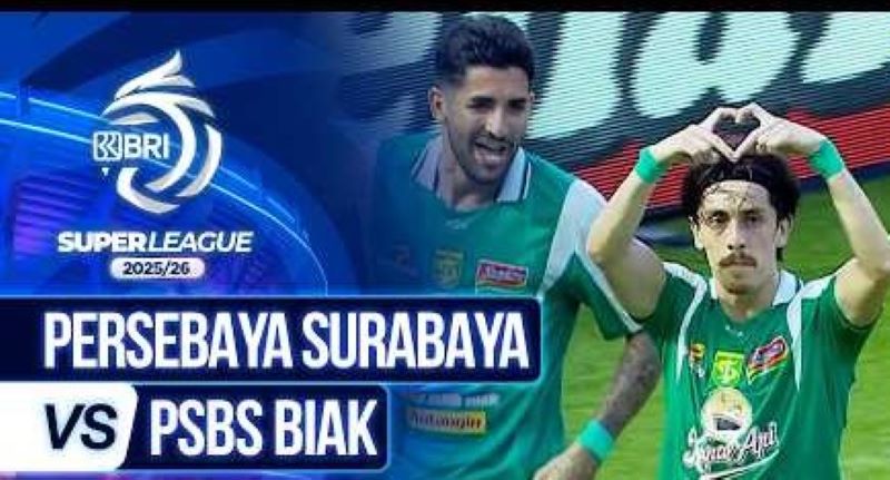Persebaya Surabaya Bantai PSBS Biak 4-0