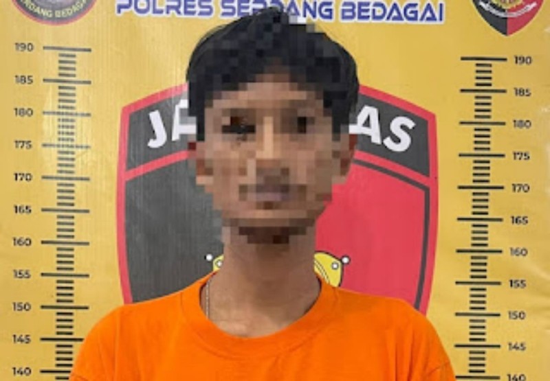 Polres Sergai Ringkus Pembongkaran Rumah Kosong di sei Banban