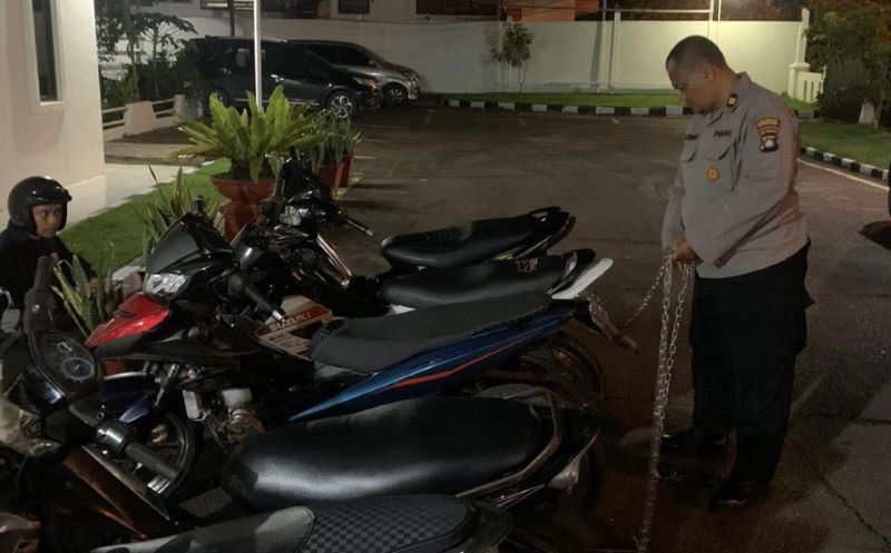 Polsek Sekupang Tangkap 8 Kendaraan Balap Liar