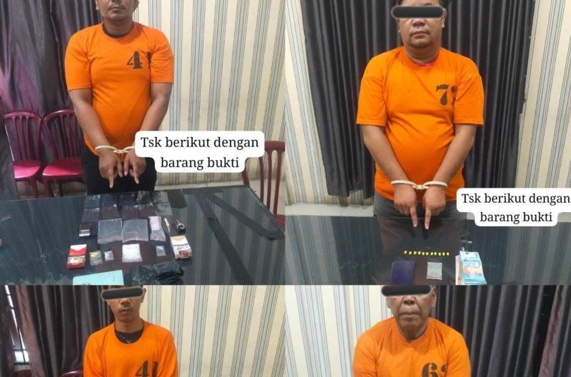 Satresnarkoba Polres Karo Bongkar 4 Kasus Narkotika Beruntun, Diduga Terkait Jaringan Lau Cimba