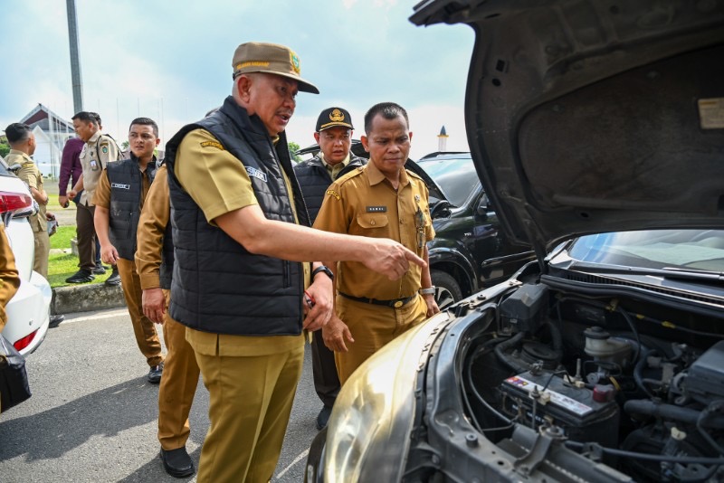 Ikuti Instruksi Gubernur Bobby Nasution, Pemprov Sumut Gelar Apel Kendaraan Dinas dan Pastikan Taat Pajak