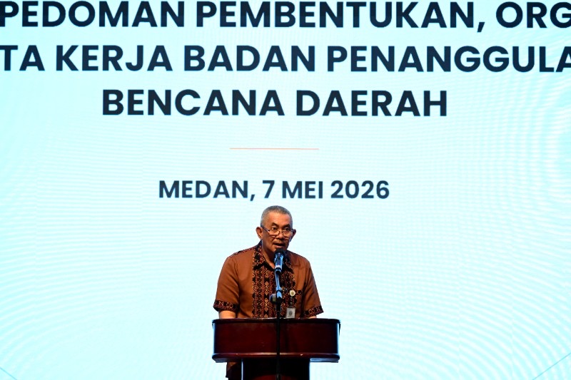 Pj Sekdaprov Sumut Tekankan Penguatan BPBD Hadapi Risiko Bencana yang Kian Kompleks