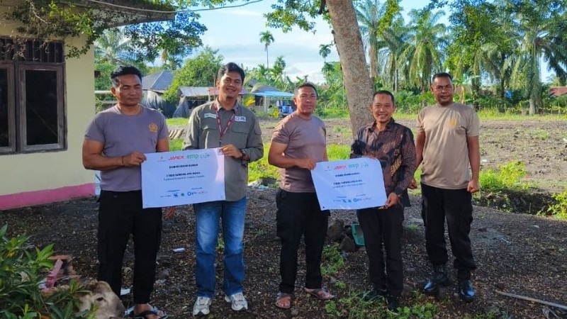 SKK Migas–EMP Gebang Salurkan 35 Hewan Qurban ke Sejumlah Titik di Langkat