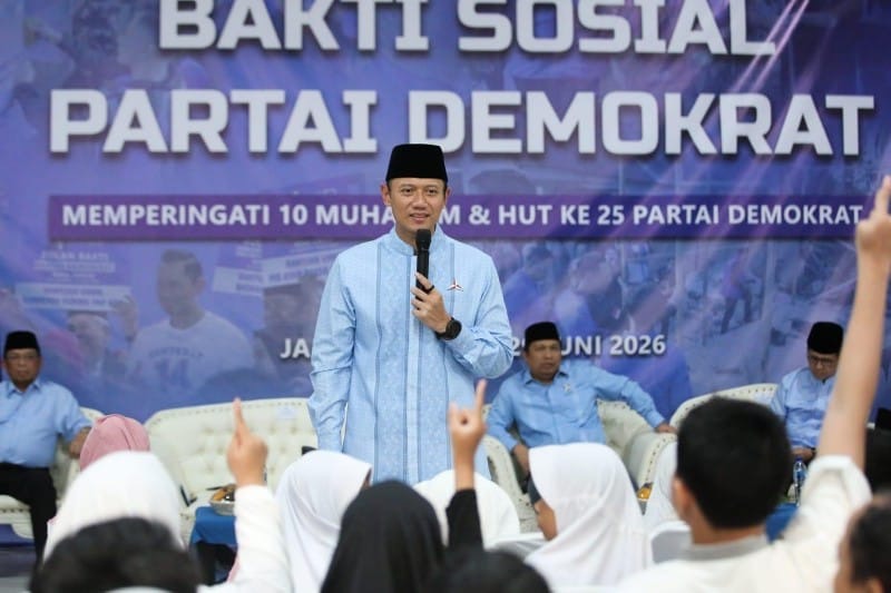 25 Tahun Partai Demokrat, AHY: Demokrat Akan Terus Hadir dan Berbagi di Tengah Masyarakat