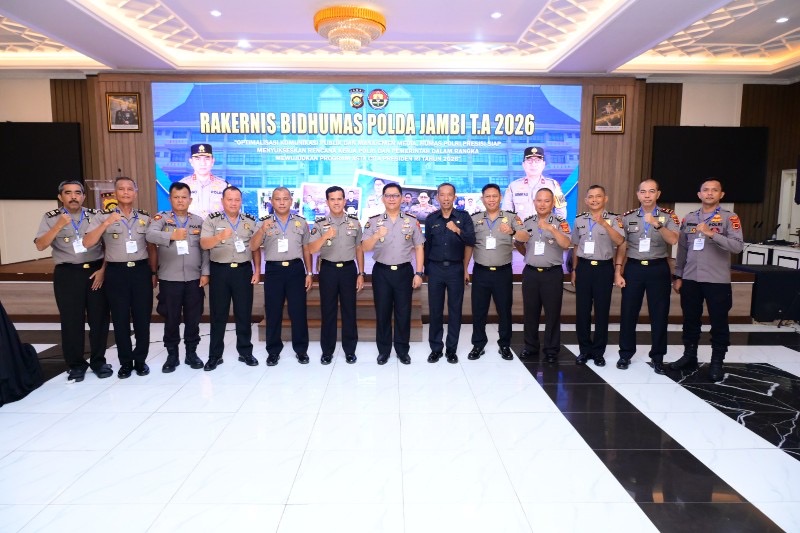 Bidhumas Polda Jambi Gelar Rakernis Humas Tahun 2026, Optimalkan Komunikasi Publik dan Manajemen Media Untuk Mendukung Asta Cita Presiden RI