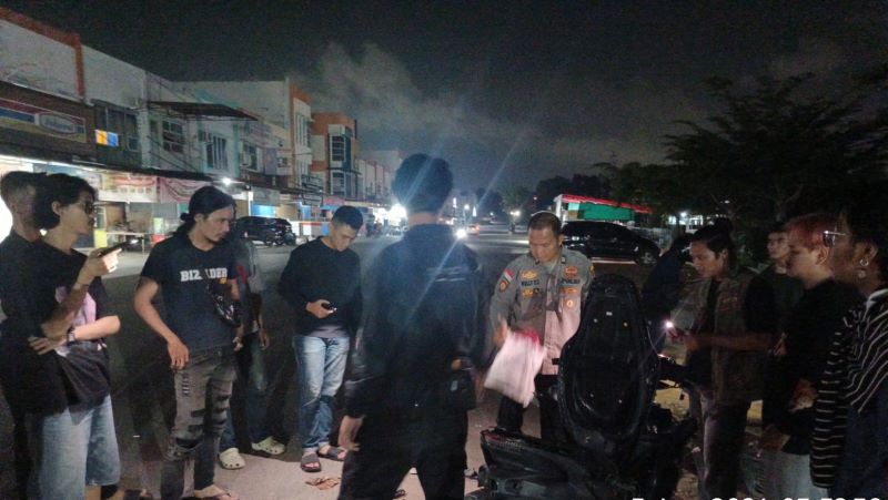 Afifi Dianiaya dan Ditusuk di Belian, Polsek Batam Kota Datangi TKP