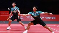 Sabar/Reza Melaju ke Perempatfinal Australia Open 2026, Menang Telak 21-9, 21-9 atas Wang/Zewei