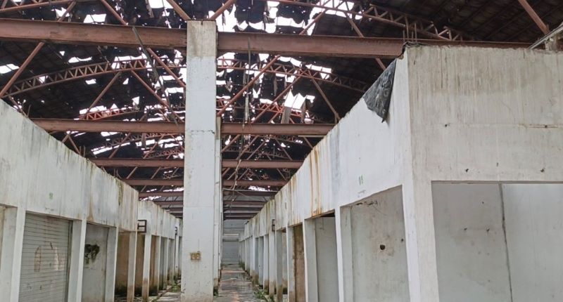 Kondisi Memprihatinkan, Pasar Induk Mini Medan Marelan Dengan Nilai Puluhan Miliar Terbengkalai dan Rusak Parah