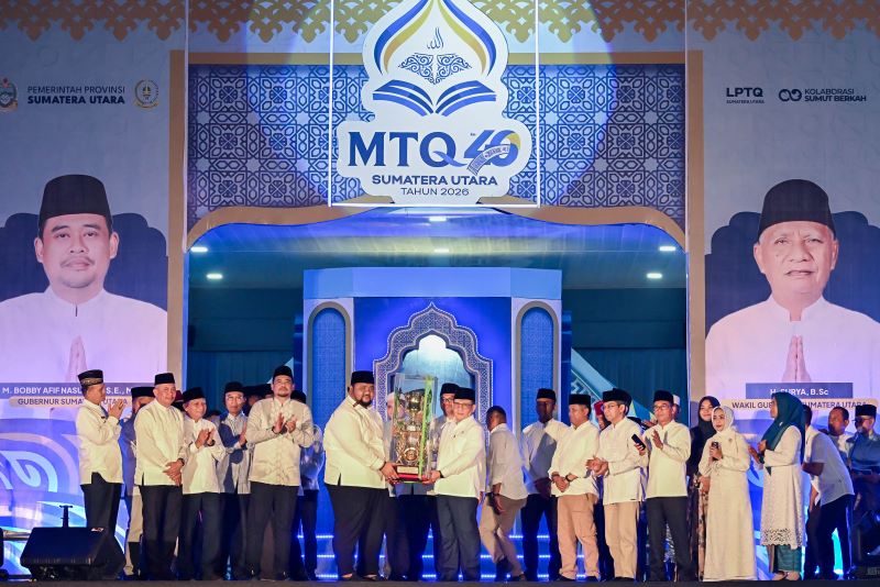 MTQ ke-40 Sumut Resmi Dibuka, Bobby Nasution Ajak Implementasikan Nilai Alquran dalam Pembangunan