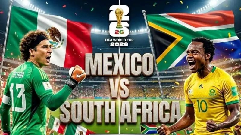 Meksiko Hajar Afrika Selatan 2-0 di Laga Pembuka Piala Dunia 2026, Tiga Kartu Merah Warnai Duel Sengit di Estadio Azteca