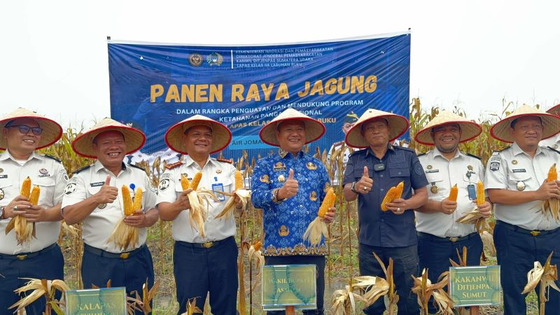 Panen Raya Jagung Lapas Labuhan Ruku di Asahan Bukti Nyata Pembinaan Produktif dan Dukungan Ketahanan Pangan