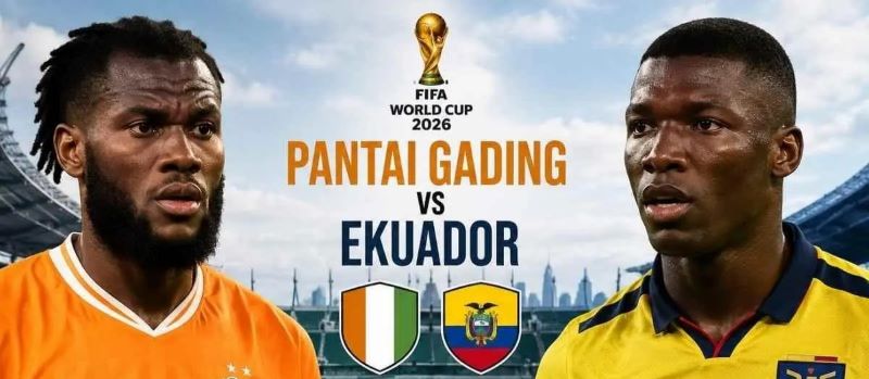 Pantai Gading Tumbangkan Ekuador 1-0 di Piala Dunia 2026, Gol Dramatis Amad Diallo Pecahkan Rekor La Tri