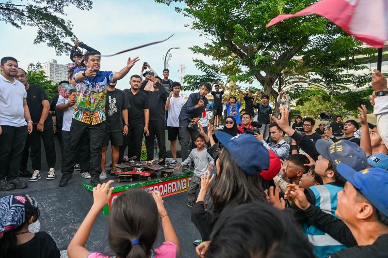 Saksikan Go Skateboarding Day 2026 di Medan, Bobby Nasution Dorong Penambahan Event dan Skatepark di Sumut