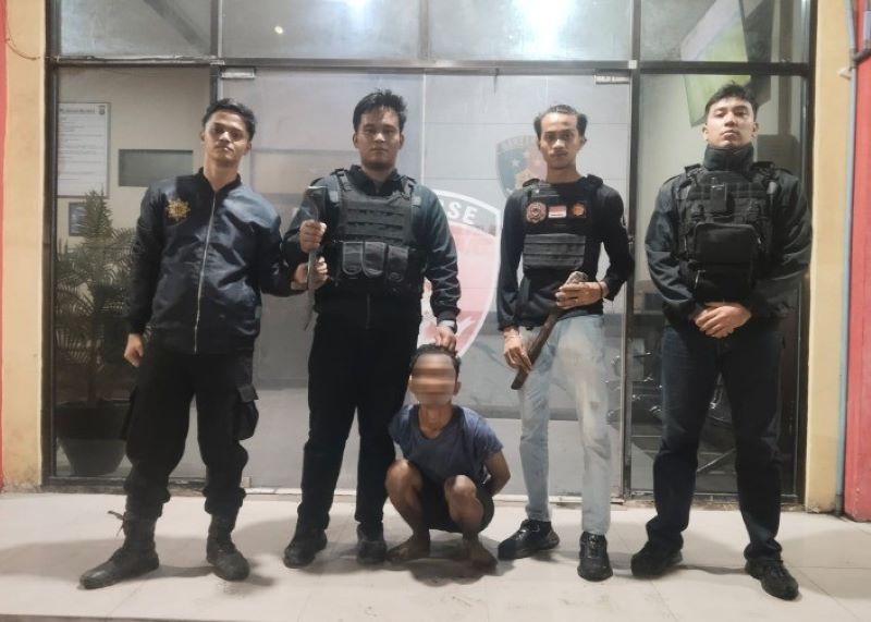 Tim Macan Polres Pelabuhan Belawan Gagalkan Aksi Pencurian di Kantor Yayasan HKBP, Satu Pelaku Ditangkap