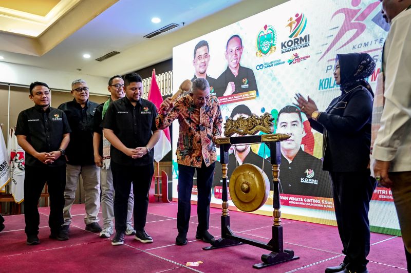 Pj Sekdaprov Sumut, Sulaiman Harahap, KORMI Sumut, Gerakan Indonesia Aktif, Sport for All, Rakerprov KORMI 2026, olahraga masyarakat Sumut, IPM Sumatera Utara, olahraga sehat, Pemprov Sumut