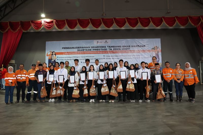 Sembilan Tahun Berjalan, Agincourt Resources Salurkan Beasiswa Martabe Prestasi Rp5,29 Miliar