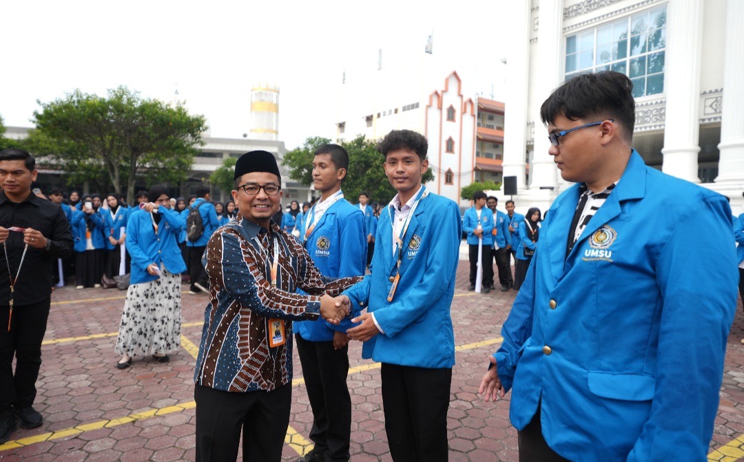 Rektor UMSU Berangkatkan 460 Mahasiswa KKN Tematik Literasi 2026