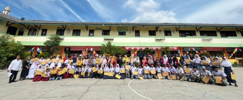 HUT RI ke-81, Yayasan Pendidikan Mulia Medan Berikan Beasiswa kepada 50 Siswa