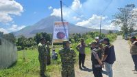 Dandim 0205/Tanah Karo Letkol Inf Robert Panjaitan Selaku Dansatgas Gunung Sinabung Gelar Patroli Ke Zona Merah