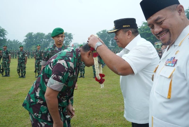 Perkuat Sinergi Daerah, Bupati Asahan Sambut Kunjungan Pangdam I/Bukit Barisan di Markas Yonif 126/KC