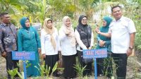 Wakil Bupati Asahan, Rianto, memberikan apresiasi kepada Tim Evaluasi LBS Provinsi Sumatera Utara yang hadir langsung melihat kondisi dan berbagai upaya masyarakat Desa Sengon Sari.