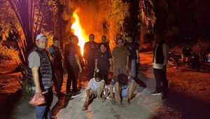 GSN Gabungan Sasar Lokasi Dugaan Peredaran Sabu di Lobusona, Dua Pria Diamankan