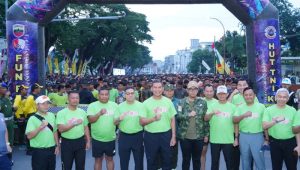 Fun Run 5K Medan, HUT ke-81 TNI, Pangdam I/BB, Mayjen TNI Hendy Antariksa, Fun Run TNI Medan, Lapangan Merdeka Medan, 20 ribu peserta Fun Run