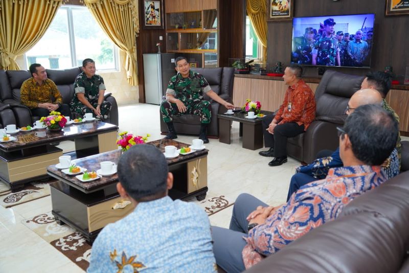 Pangdam I BB Terima Audiensi PLN UID Sumut di Makodam I BB