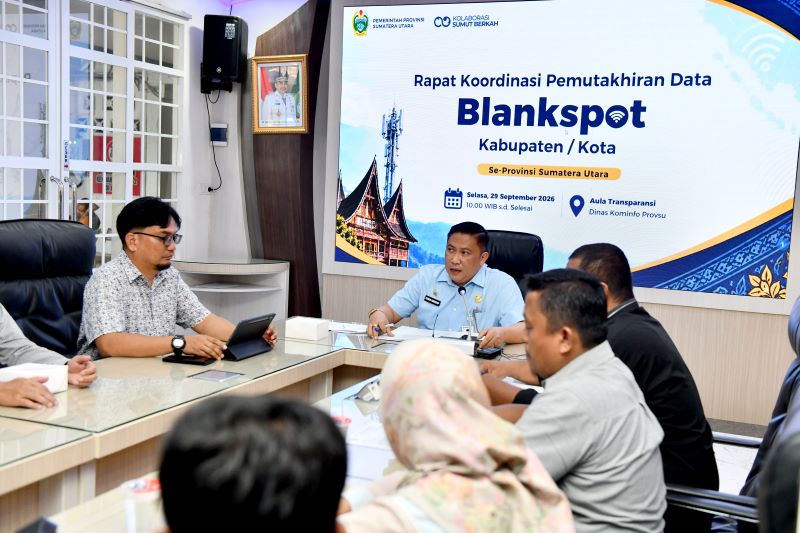 Perluas Akses Layanan Digital, Kominfo Sumut Minta Kabupaten/Kota Mutakhirkan Data Blankspot
