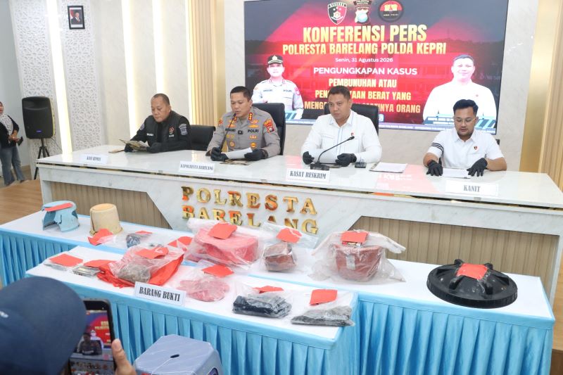 Polresta Barelang Ungkap Kasus Pembunuhan, Tersangka Diamankan dalam Waktu Enam Jam