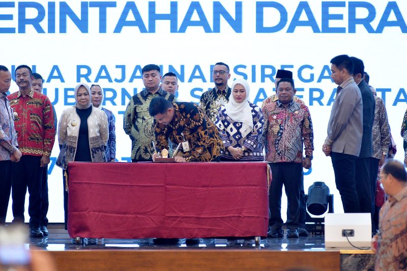 Teken Komitmen Bersama KPK, Gubernur Sumut Dorong Pencegahan Korupsi Dilakukan Komprehensif