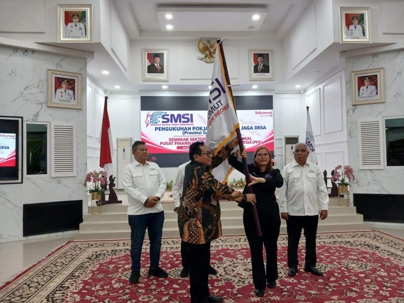Ketua Umum SMSI Firdaus Resmi Kukuhkan Pokja News Room Jaga Desa Sumut
