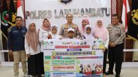 SDN 15 Rantau Selatan Melaju ke Ajang Nasional, Kapolres Labuhanbatu Beri Dukungan