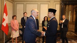 Menko AHY Sampaikan Salam Hangat Presiden Prabowo kepada Presiden Guy Parmelin