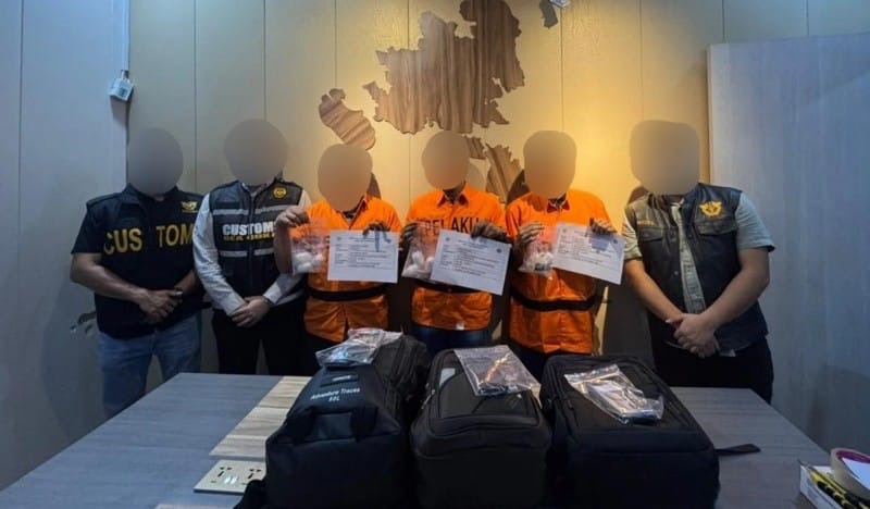 Bea Cukai Batam Gagalkan Penyelundupan 490 Gram Methamphetamine di Bandara Hang Nadim