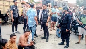 12 pria diamankan di Sergai, penggerebekan narkoba Serdang Bedagai, Satresnarkoba Polres Sergai, GSN Kampung Pon