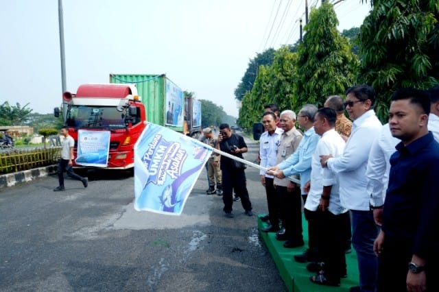 Terasi Asahan Tembus Pasar Global, Wagub Surya Bersama Menko Pangan Lepas Ekspor Perdana 40 Ton ke Thailand