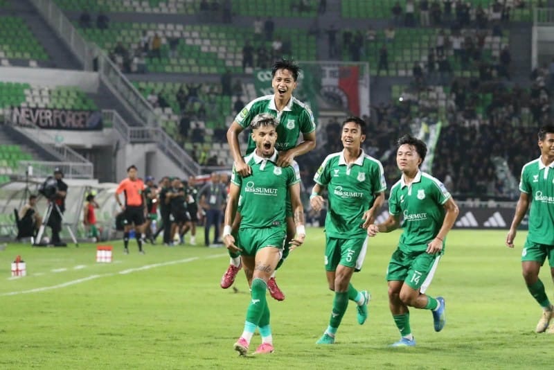 PSMS Medan Hajar Persikad 4-0, Gol Freekick Phillerson dan Hattrick Javi Bawa PSMS ke Puncak